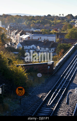 Yarm Eisenbahnviadukt über den Fluss Tees von Grainger und Bourne, 1848-52, yarn, County Durham, England Stockfoto