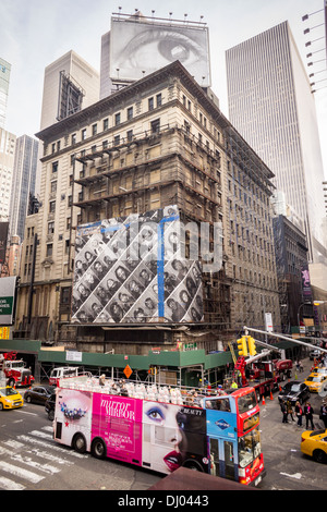 701 Seventh Avenue auf dem Times Square in New York Stockfoto