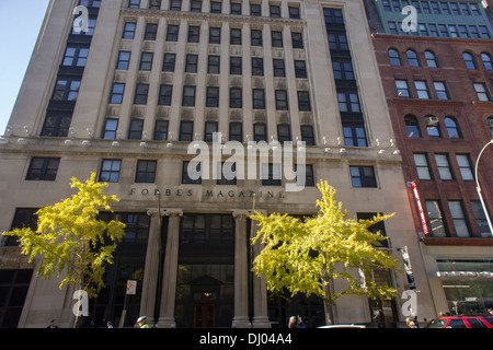 Das Hauptquartier der Forbes Media LLC in Greenwich Village in New York Stockfoto