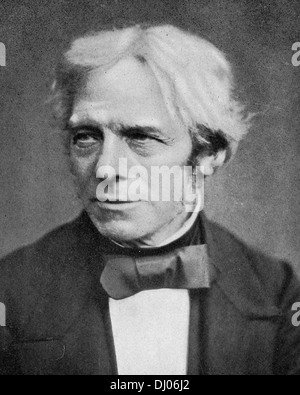 Michael Faraday, englischer Wissenschaftler Stockfoto
