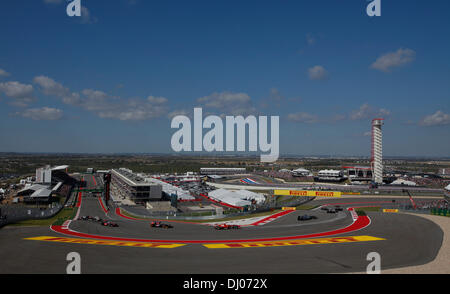 Austin, Texas, USA. 17. November 2013. 17.11.2013 Austin, TX. USA. Der Beginn der Formel 1 United States Grand Prix Circuit of the Americas in Austin, Texas. Bildnachweis: Ralph Lauer/ZUMAPRESS.com/Alamy Live-Nachrichten Stockfoto