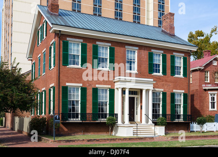 The boyhood home of President Woodrow Wilson on 7th Street in downtown Augusta, Georgia, USA Stockfoto