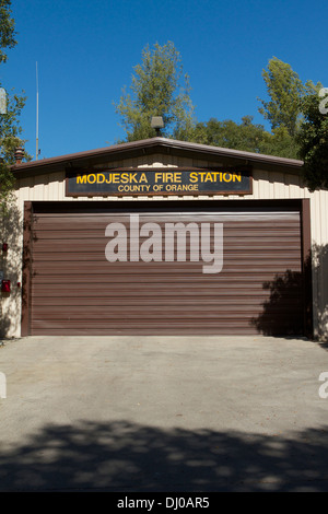 Modjeska Canyon Freiwillige Feuerwehr in den Cleveland National Forest Southern California Stockfoto