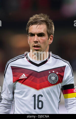 Mailand, Italien. 15. November 2013. Philipp Lahm (GER) Fußball / Fußball: internationale Freundschaftsspiel zwischen Deutschland und Italien 1: 1 im Giuseppe Meazza Stadium in Mailand, Italien. © Maurizio Borsari/AFLO/Alamy Live-Nachrichten Stockfoto