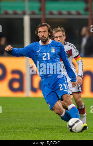 Mailand, Italien. 15. November 2013. Andrea Pirlo (ITA) Fußball / Fußball: internationale Freundschaftsspiel zwischen Deutschland und Italien 1: 1 im Giuseppe Meazza Stadium in Mailand, Italien. © Maurizio Borsari/AFLO/Alamy Live-Nachrichten Stockfoto