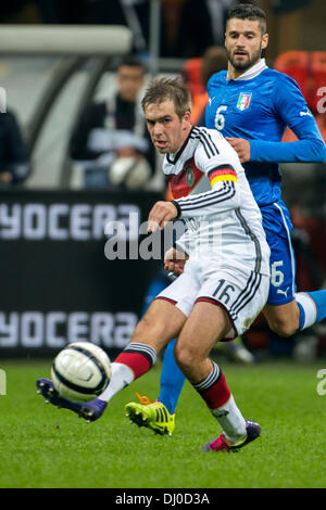 Mailand, Italien. 15. November 2013. Philipp Lahm (GER) Fußball / Fußball: internationale Freundschaftsspiel zwischen Deutschland und Italien 1: 1 im Giuseppe Meazza Stadium in Mailand, Italien. © Maurizio Borsari/AFLO/Alamy Live-Nachrichten Stockfoto