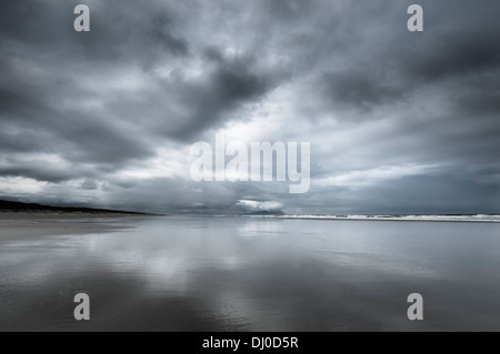 Stürmischen Nachmittag an Fort Stevens State Park, Oregon, USA Stockfoto