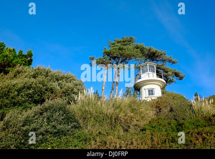 Lepe Leuchtturm oder Beaulieu River Millenium Leuchtfeuer, Lepe, Exbury, Hampshire, England, Vereinigtes Königreich. Stockfoto