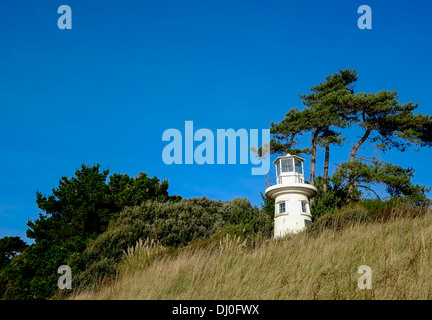 Lepe Leuchtturm oder Beaulieu River Millenium Leuchtfeuer, Lepe, Exbury, Hampshire, England, Vereinigtes Königreich. Stockfoto