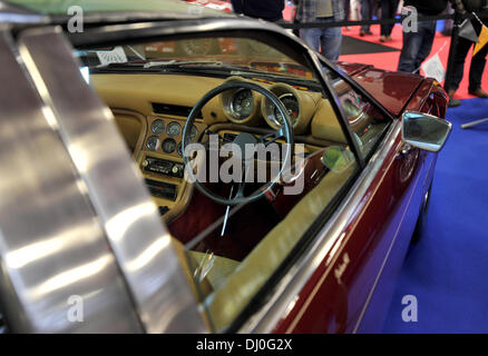 Birmingham, Vereinigtes Königreich. 16. November 2013. Oldtimer Autos auf dem Display an Lancaster Insurance NEC Classic Car Show in Birmingham. Aston Martin Zagato © Matthew Richardson/Alamy Live-Nachrichten Stockfoto