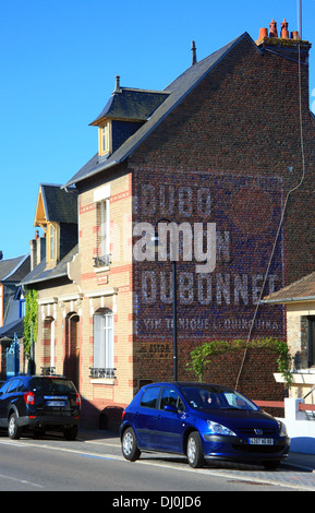 Rue de Chantier, St Valery sur Somme, Somme, Picardie, Frankreich Stockfoto