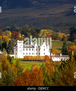 Blair Castle Herbst, Perthshire, Schottland, Großbritannien Stockfoto