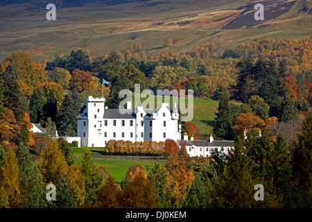 Blair Castle Herbst, Perthshire, Schottland, Großbritannien Stockfoto