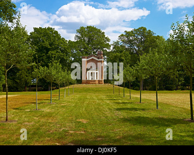 Schlangenhaus Pavillon, Garten Luisium, Dessau, Sachsen-Anhalt, Deutschland Stockfoto