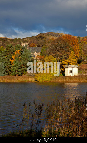 Duddingston Loch Herbst Edinburgh Schottland UK Stockfoto