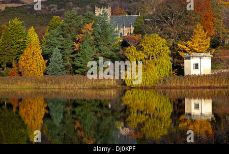 Duddingston Loch, Herbst Edinburgh Schottland UK Stockfoto