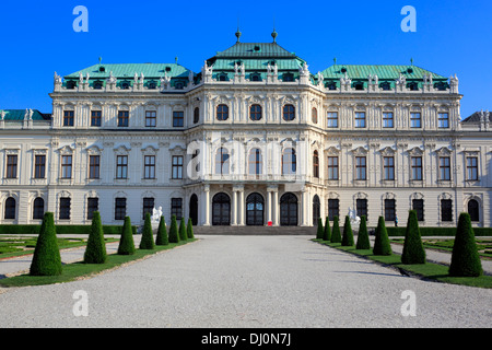 Oberen Belvedere, Wien, Österreich Stockfoto