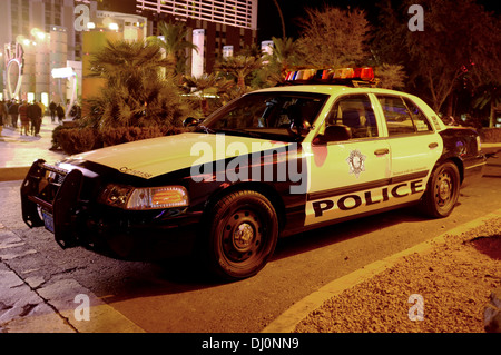 Ford Crown P71 Victoria Police Interceptor sitzt auf dem Strip in Las Vegas Stockfoto