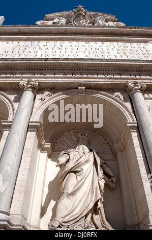 Statue von Moses, Moses Fountain - Fontana Acqua Felice am Quirinal Hügel, Rom Italien Stockfoto