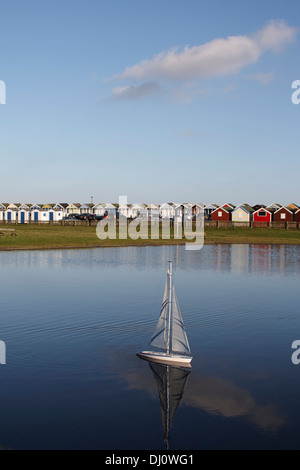 Radio Controlled Modellyacht Stockfoto