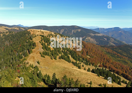 Nationalpark Velka Fatra vom Gipfel des Rakytov, Slowakei. Stockfoto