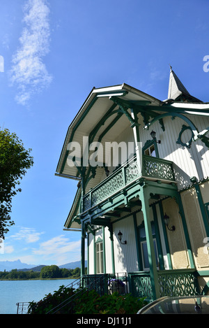 Haus am See in Annenheim, Ossiacher See, Österreich, Europa Stockfoto