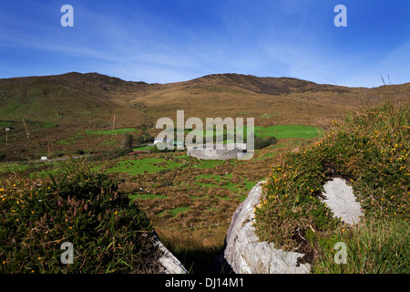 Staigue Fort bei 2.000 Jahre alten eines der am besten erhaltenen Cashels oder Ring Forts in Irland, in der Nähe von Sneem, Ring of Kerry, County Kerry, Irland Stockfoto