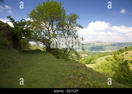 Hill Tram Road, Cwm Llanwenarth Abergavenny, Monmouthshire, UK Stockfoto