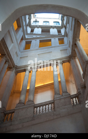Freitreppe, Palazzo Barberini, Rom, Italien Stockfoto