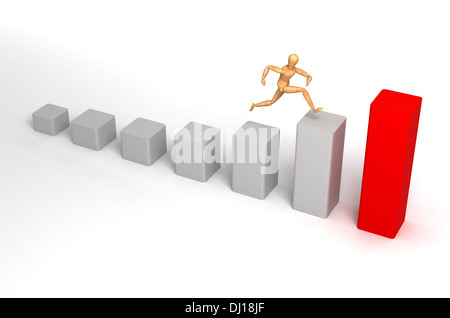 Arbeiten Sie für die Lösung (mit Clipping-Pfad) Stockfoto