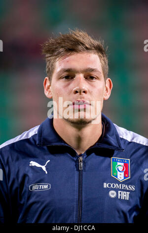 Reggio Emilia, Italien. 14. November 2013. Andrea Belotti (ITA) Fußball / Fußball: UEFA European u-21-Meisterschaft 2015 Qualifying Runde Gruppe 9 match zwischen Italien 3-0 Nordirland Mapei-Stadion in Reggio Emilia, Italien. © Maurizio Borsari/AFLO/Alamy Live-Nachrichten Stockfoto