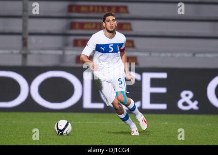 Reggio Emilia, Italien. 14. November 2013. Matteo Bianchetti (ITA) Fußball / Fußball: UEFA European u-21-Meisterschaft 2015 Qualifying Runde Gruppe 9 match zwischen Italien 3-0 Nordirland Mapei-Stadion in Reggio Emilia, Italien. © Maurizio Borsari/AFLO/Alamy Live-Nachrichten Stockfoto