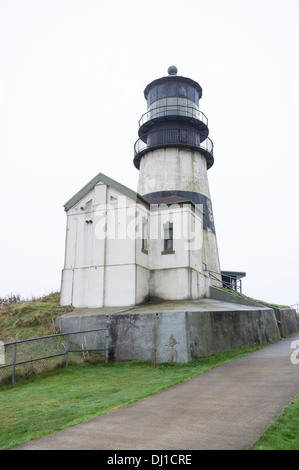 Kap-Enttäuschung Leuchtturm - Pacific County, Washington, USA Stockfoto