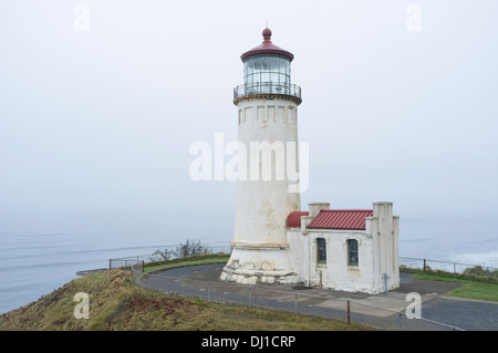 Norden Sie Leuchtturm - Cape Enttäuschung Staatspark, Pacific County, Washington, USA in den Stockfoto