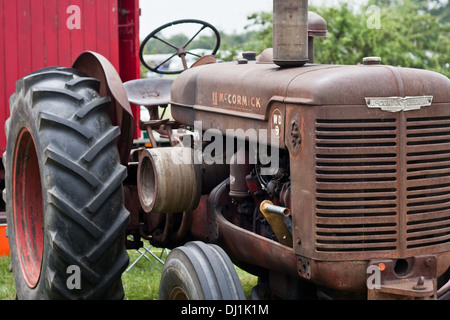 Ein Oldtimer bei einer Oldtimer-Show in den Midlands. Stockfoto