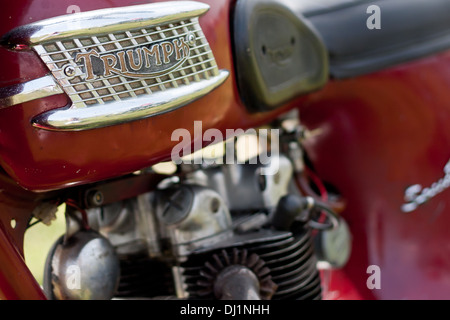 Ein Oldtimer bei einer Oldtimer-Show in den Midlands. Stockfoto