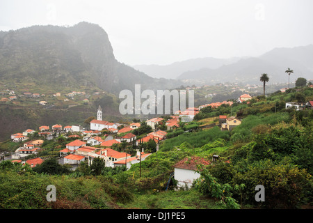 Roque Do Faial Dorf auf Madeira. Roque Faial, Madeita Insel, Portugal Stockfoto