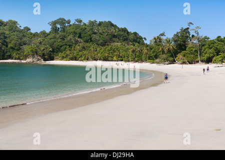 Manuel Antonio Beach oder Playa Manuel Antonia in Nationalpark Manuel Antonio an der West Küste von Costa Rica Stockfoto