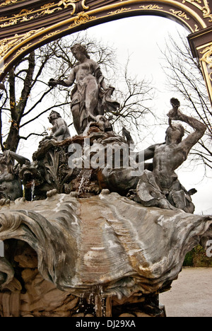 Setzen Sie Stanislas in Nancy, Lothringen, Frankreich. Stockfoto
