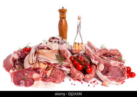 Fleisch-Mix Stockfoto