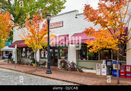 Restaurant am Wolfe Street im Stadtteil City Market, Raleigh, North Carolina, USA Stockfoto