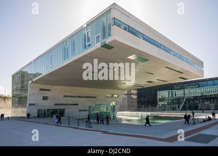 Villa Méditerranée Gebäude Marseille von Stefano Boeri Stockfoto