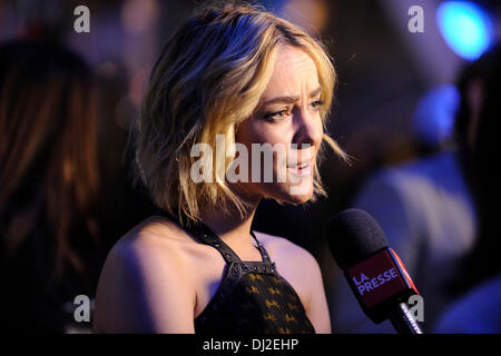 Toronto, Kanada. 19. November 2013. Jena Malone, Ankunft in der kanadischen Premiere von THE HUNGER GAMES: CATCHING FIRE am Scotiabank Theater. Bildnachweis: EXImages/Alamy Live-Nachrichten Stockfoto