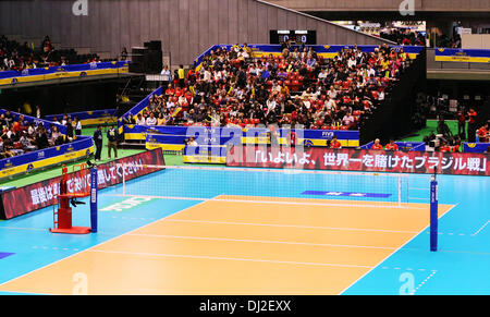 Tokyo Metropolitan Gymnasium, Tokio, Japan. 17. November 2013. Gesamtansicht, 17. November 2013 - Volleyball: FIVB Volleyball Grand Champions Cup final Frauentag am Tokyo Metropolitan Gymnasium, Tokio, Japan. © AFLO SPORT/Alamy Live-Nachrichten Stockfoto