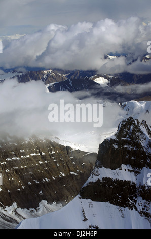 Panoramablick über St. Elias Nationalpark Stockfoto