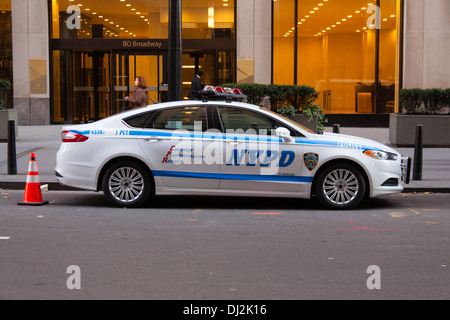 NYPD Polizei Auto, Manhattan, New York City, Vereinigte Staaten von Amerika. Stockfoto