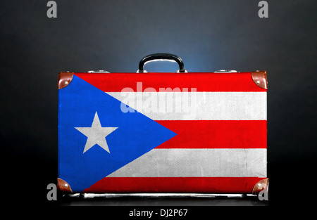 Die Puerto-Rico-Flagge Stockfoto