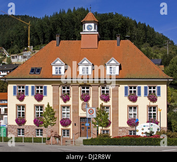 Rathaus Oberwolfach Stockfoto