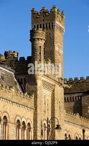 Schloss Zeughaus (1868 - aufgeführten Gebäude).  Bury, Greater Manchester, England, UK Stockfoto