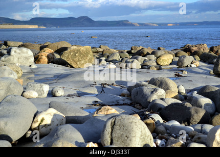 Monmouth Beach, Jurassic Coast, Lyme Regis, Dorset, England Stockfoto